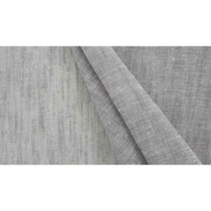 Ash - S Fold Cannes Sheer Curtains with Track & Lining