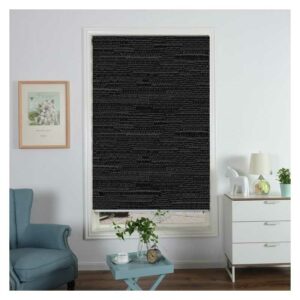 Modern Black Single Blockout Roller Blinds