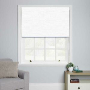 Modern White Single Blockout Roller Blinds