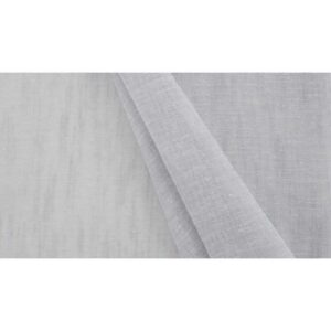 Silver - S Fold Cannes Sheer Curtains with Track & Lining